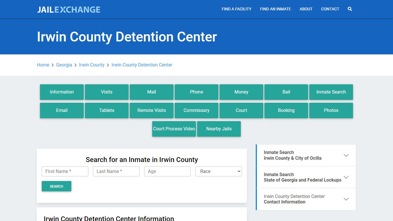 Irwin County Detention Center - Jail Exchange